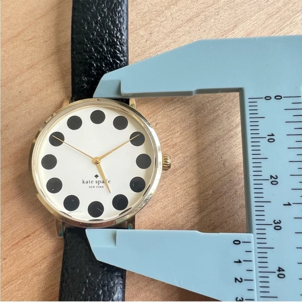 Kate Spade New York black and white polka dot watch NEW BATTERY